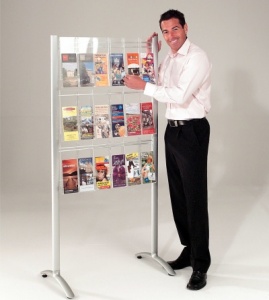 Crest Freestanding Literature Dispenser